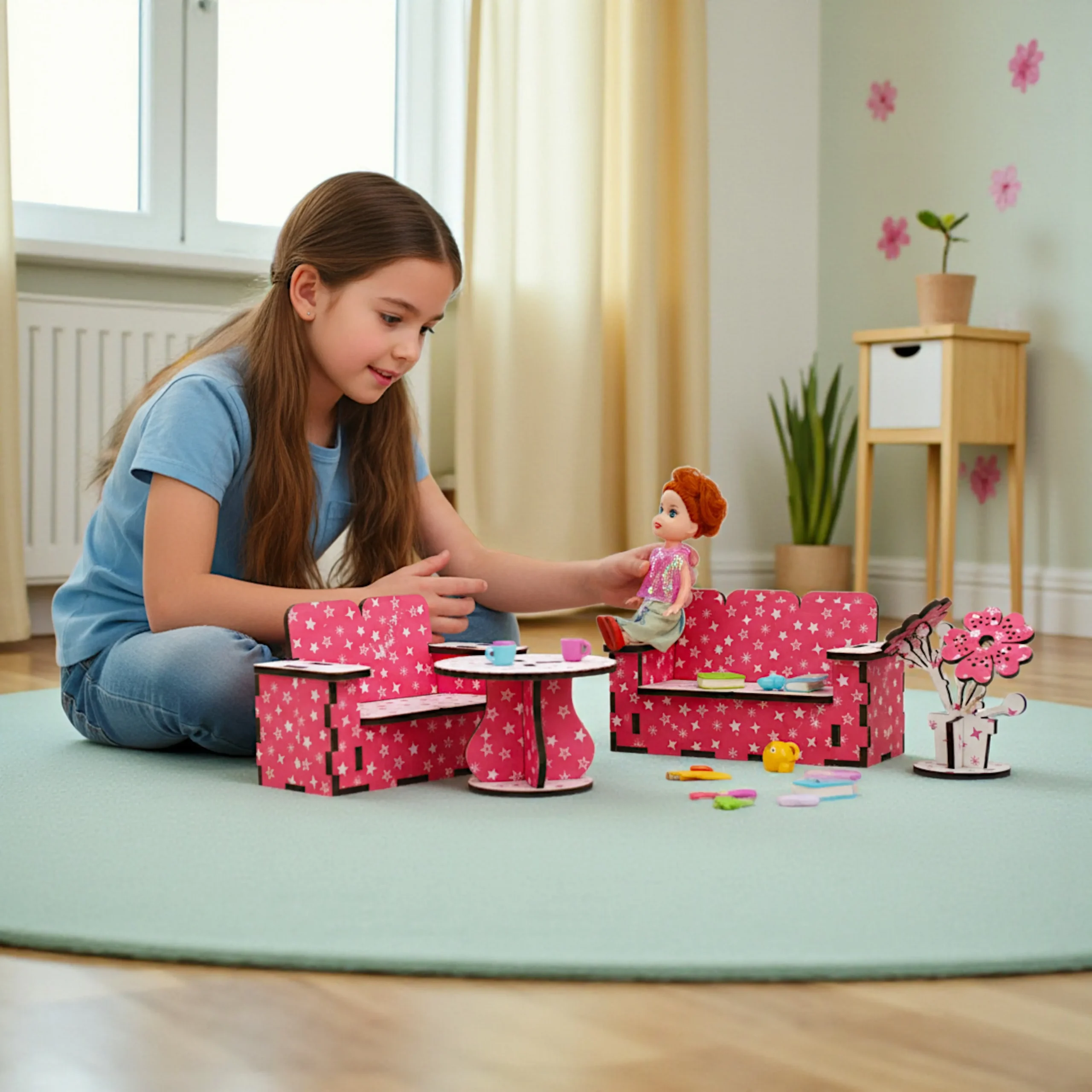 Dollhouse Living Room Furniture Gift Set dollhouse living room furniture gift set