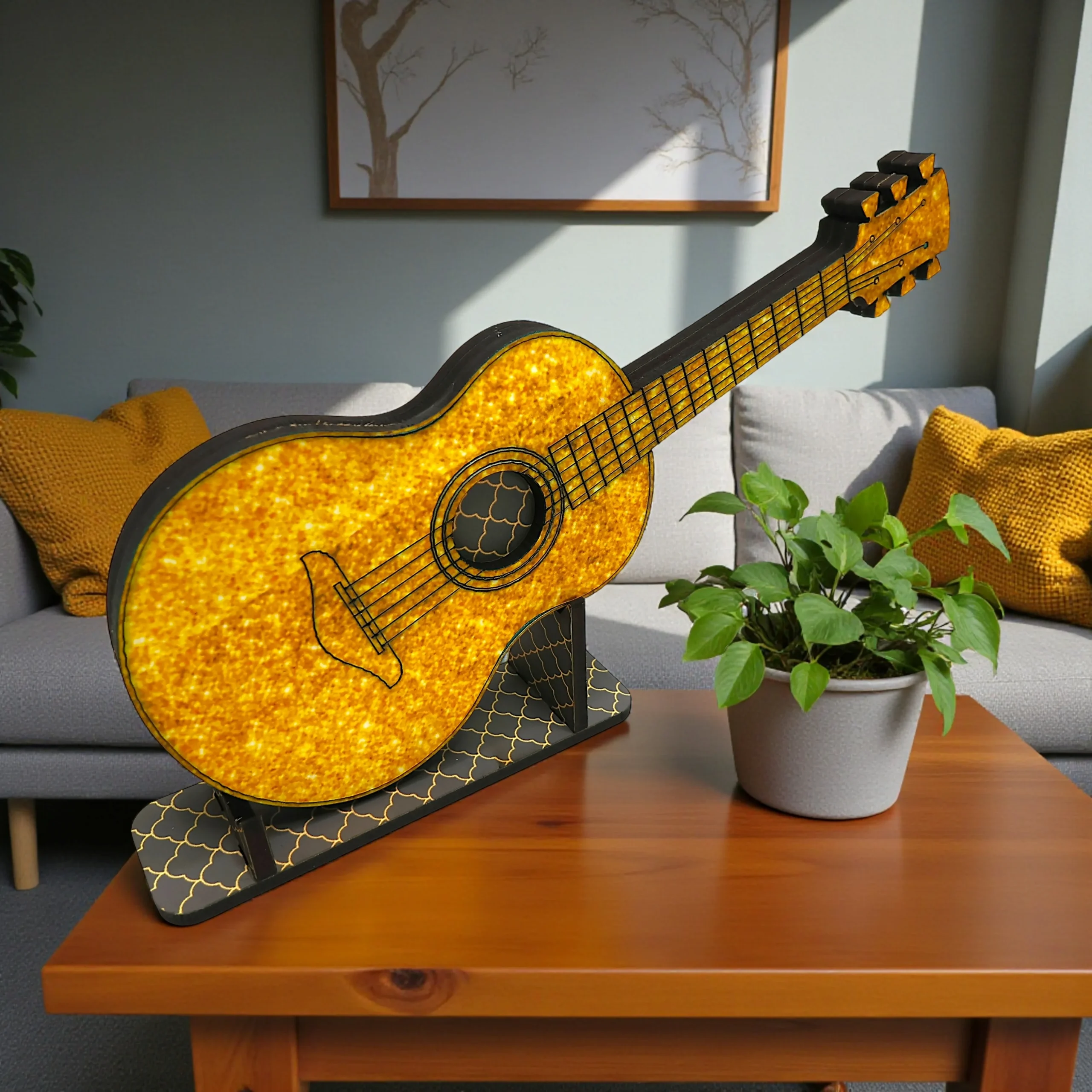Miniature Guitar Decorative Showpiece miniature guitar decorative showpiece
