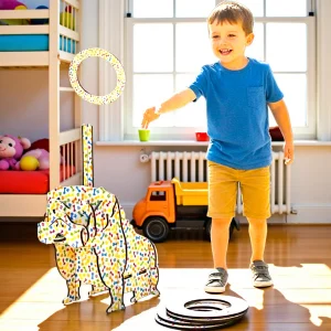 outdoor ring toss game for kids play