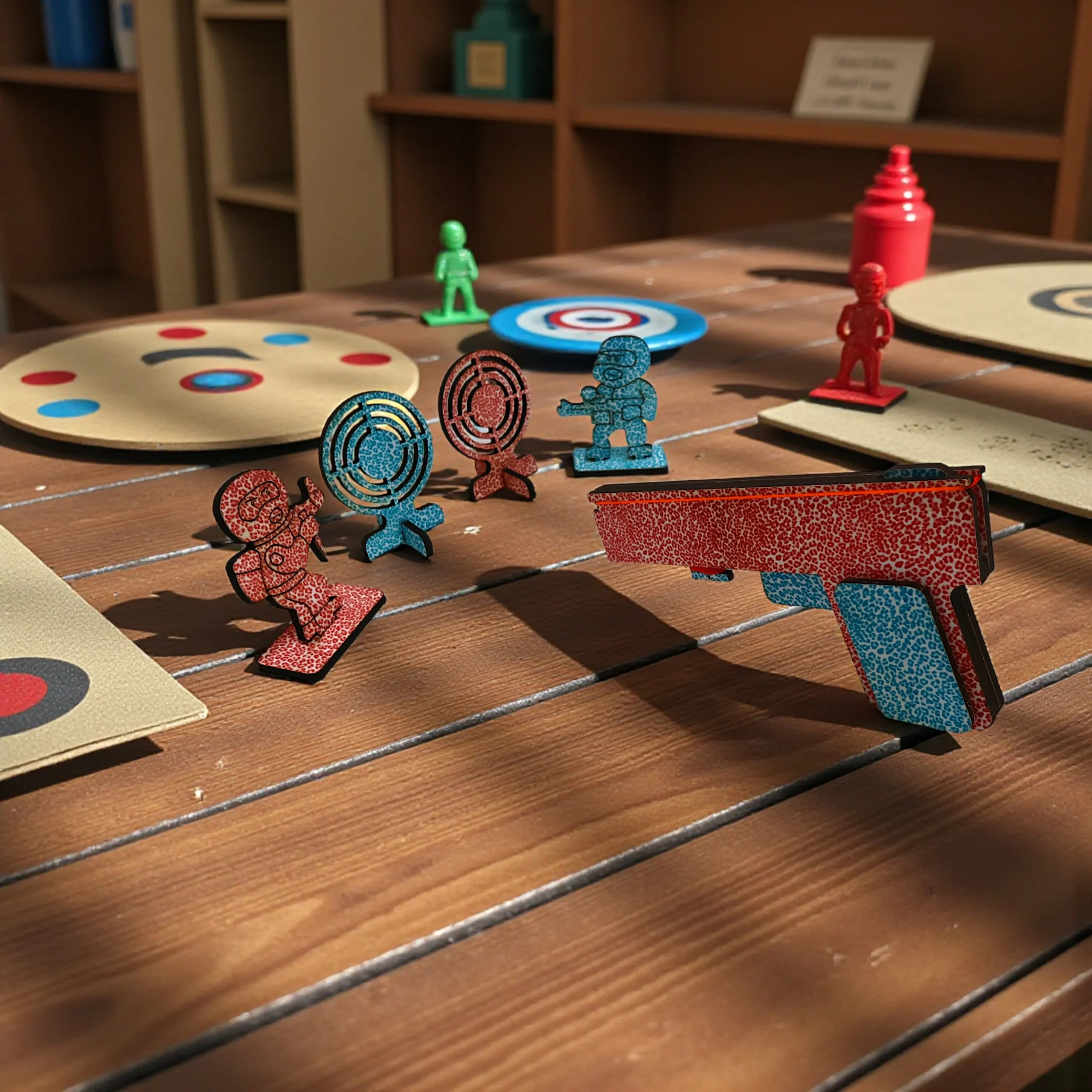 Rubber Band Gun Kit with Extra Rubber Bands toy gun with extra rubber bands for extended play sessions