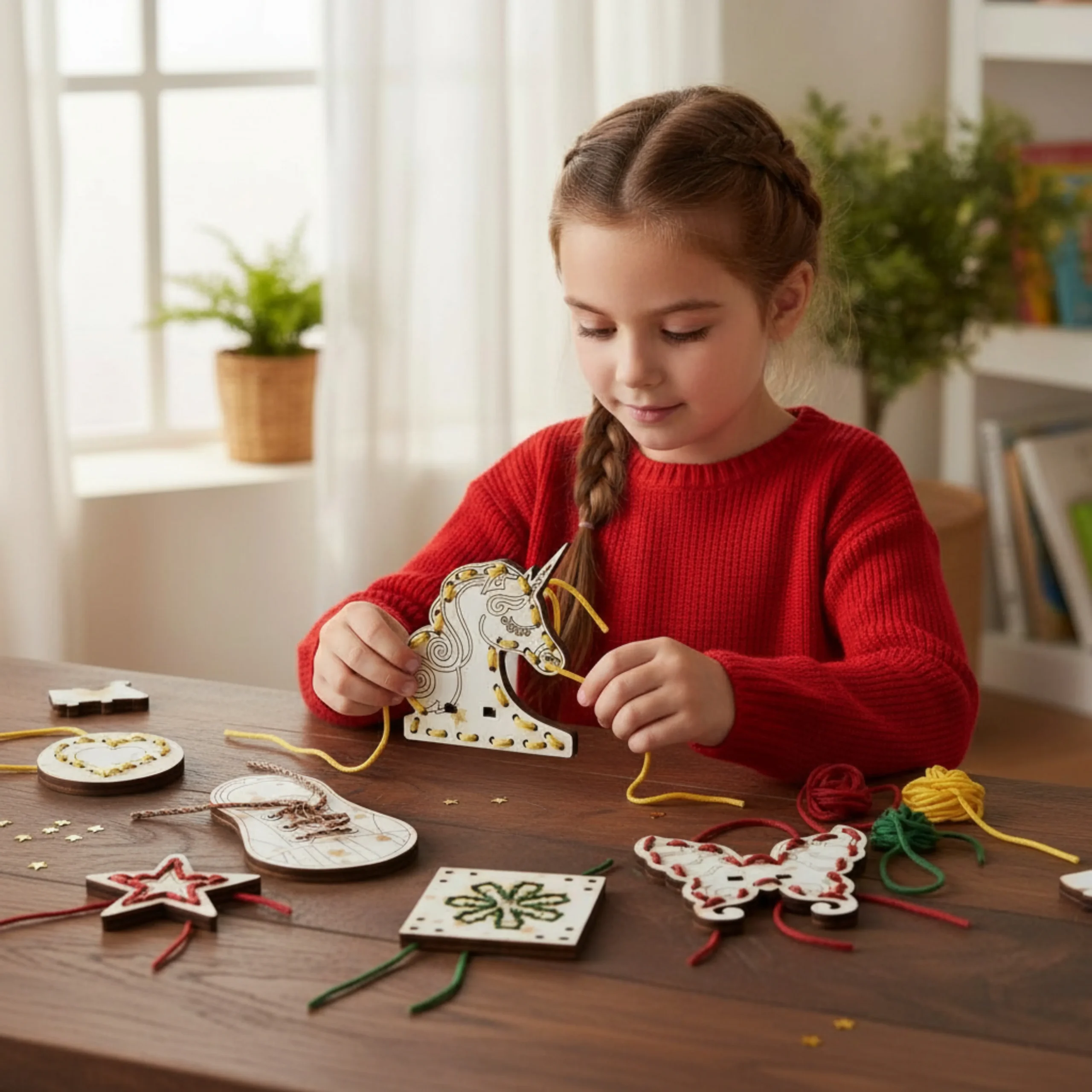 Safe Wooden Lacing Kit for Kids safe wooden lacing kit for kids