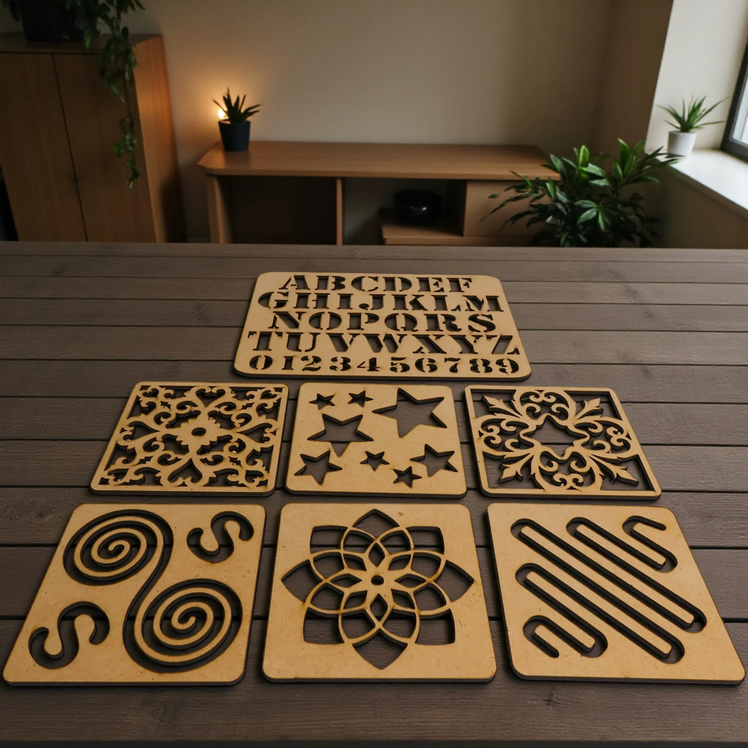 Stencil Set Gift for Art and Rangoli painting and rangoli stencil set gift for kids